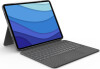 Logitech - Combo Touch Tastatur Cover Til Ipad Pro 12 9 - Grå