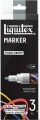 Liquitex - Monochrome Marker Set - White Grey Black - 2 Mm - 3 Stk