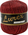 Lurex Garn - L 160 M - Rød - 25 G