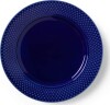 Lyngby Porcelæn - Rhombe Color Frokosttallerken 23 Cm - Mørkeblå