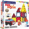 Magna-Tiles Brand Og Redningsstation Legesæt - 27 Dele