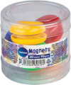 Magneter 30 Mm - 10 Stk Assorterede Farver - Centrum