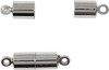 Magnetlås - L 17 Mm - Ø 5 Mm - Forsølvet - 10 Stk