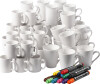 Mal Hvide Krus - H 7-10 Cm - Hvid