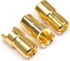 Male Gold Connectors 60Mm Dia 3 Pcs - Hp101952 - Hpi Racing