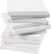 Malerlærred - D 1 6 Cm - Str 15X15 Cm - 280 G - Hvid - 80 Stk