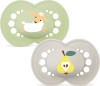 Mam - Original Silk Pacifiers - Neutral - 6-16M