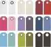 Manilamærker - Str 6X3 Cm - 250 G - Assorterede Farver - 30X10 Stk