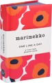 Marimekko One Line A Day A Five-Year Memory Book Red Unikko