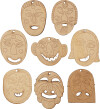 Masker Til Ophæng - Str 5 5-7 Cm - Tykkelse 4 Mm - 24 Stk
