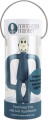 Matchstick Monkey - Teething Toy And Gel Applicator - Airforce Blå