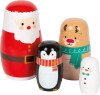 Babushka Dukker - Legetøj Til Børn - Jul - 4 Stk - Træ - Small Foot
