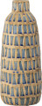 Creative Collection - Mayann Deko Vase - Blå - Terrakotta - H 35 5 Cm