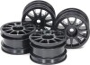 M-Chassis 11-Spoke Wheels Black 4Pcs - 51665 - Tamiya