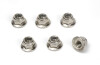 M4 Flanged Lock Nuts 6Pcs - 540453 - Blackzon