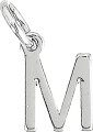 Me My Box - Vedhæng - Bogstav - M - Sølvbelagt 925 Sterling