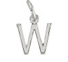 Me My Box - Vedhæng - Bogstav - W - Sølvbelagt 925 Sterling