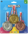 Legetøjs Medaljer - 3 Dele