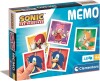 Clementoni Memo Pocket - Sonic Vendespil - 48 Kort