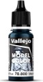 Vallejo - Model Color - Metallic Blue - 17-18 Ml - 70800