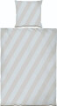 Mette Ditmer - Diagonal Bedding 140 X 200 Cm - Light Grey