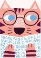 Michelle Carlslund - Plakat - 30 X 40 Cm - Reading Tiger