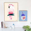 Michelle Carlslund - Plakat - 50 X 70 Cm - Pink Kakadue