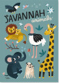 Michelle Carlslund - Plakat - 50 X 70 Cm - Savannah Animals