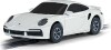 Micro Scalextric Bil - Porsche 911 Turbo Car White - G2214