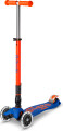 Micro - Maxi Deluxe Led Foldbar - Neon Blaze Orange - Løbehjul