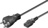 Microconnect - Power Cord Denmark Type K - C13 3M