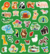 Mieredu - Jelly Stickers 31 Stk - Flytbare - Vilde Dyr