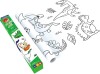 Mieredu - Kæmpebanner Til Farvelægning - Dinosaurer
