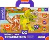 Magnetisk Legetøj Med Tavle - Triceratops - Mieredu