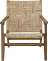 Creative Collection - Mills Loungestol - Brun - Rattan