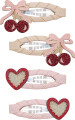 Mimi Lula - 4 Hårspænder - Fancy Cherries
