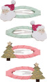 Mimi Lula - 4 Hårspænder - Santa And Christmas Tree