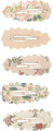 Mimi Lula - 5 Hårspænder - Mini Scalloped Floral Florence
