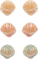 Mimi Lula - 6 Hårklemmer - Mini Shell Ocean Pearl