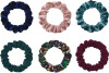 Mimi Lula - 6 Scrunchies Hårelastikker - Skinny