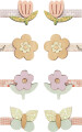 Mimi Lula - 8 Hårclips - Mini Bouquet Spring Magic