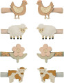 Mimi Lula - 8 Hårclips - Mini Farm Animal Enchanted
