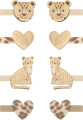 Mimi Lula - 8 Hårclips - Mini Larry Leopard