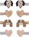 Mimi Lula - 8 Hårclips - Puppy Love