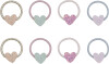 Mimi Lula - 8 Hårelastikker - Mini Teeny Heart