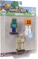 Minecraft - 3D Special Edition Figure 3 Pack Blister - Zombie Snow Golem