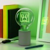 Minecraft Creeper - Led Neon Bulb Lamp