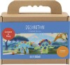 Mini Diy Kit Dekoration - Dinosaur - Rød - Blå - Grøn - Orange