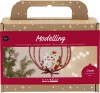 Mini Diy Kit Modellering - Hjerteformet Julefigur - Assorterede Farver -