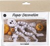 Mini Diy Kit Papirpynt - Skelet - Sorthvid - 1Pk